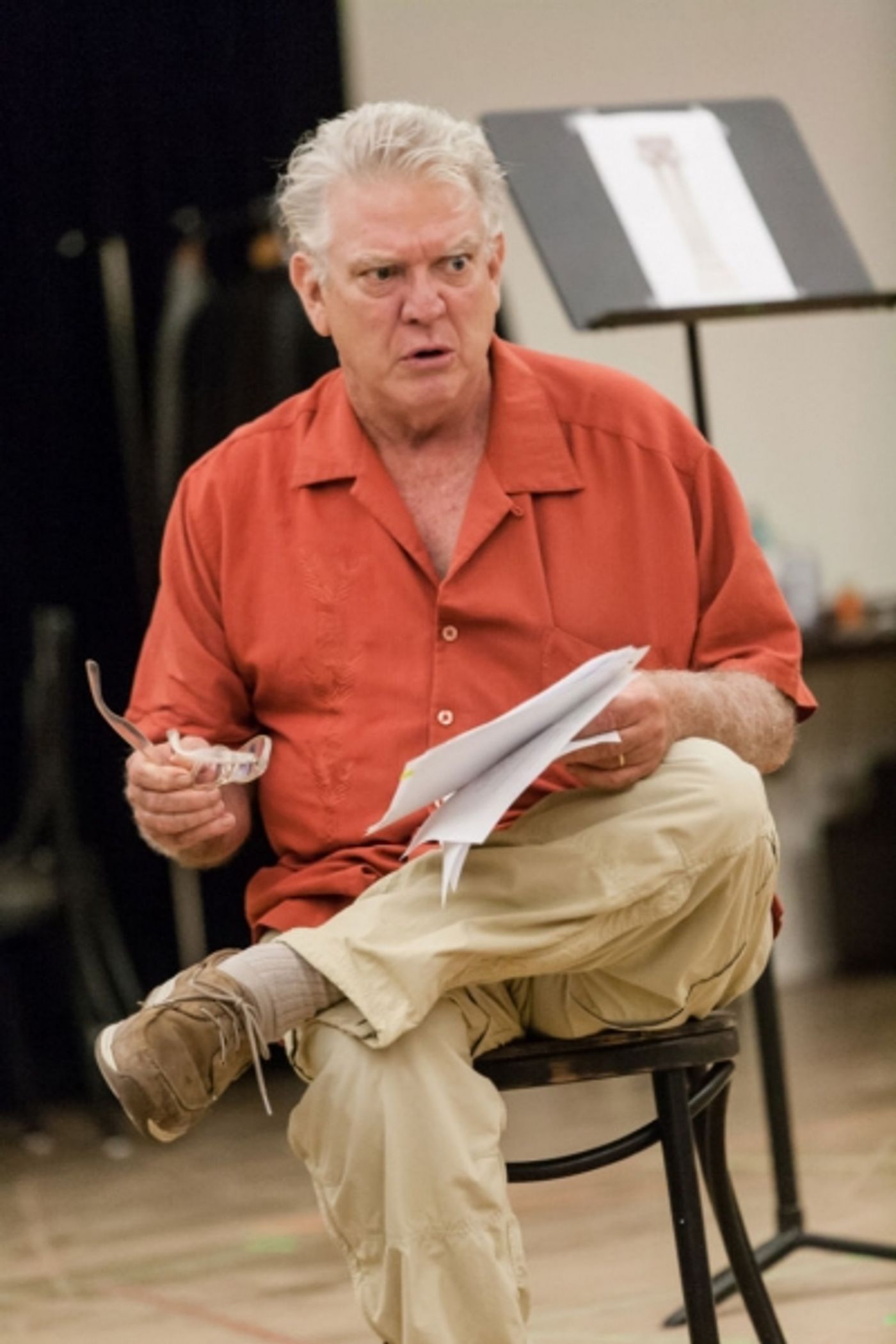 Photo Flash: First Look at Mark Evans, Lawrence Redmond and More in Rehearsals for Signature Theatre's THE FIX  Image