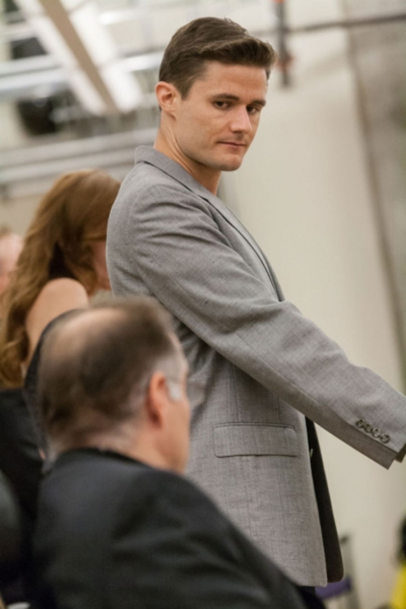 Photo Flash: First Look at Mark Evans, Lawrence Redmond and More in Rehearsals for Signature Theatre's THE FIX  Image