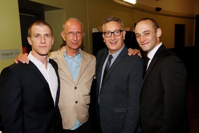 Patrick Heusinger, Martin Sherman, Moises Kaufman, Charlie Hofheimer Photo