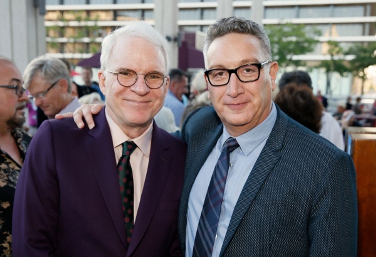 Steve Martin, Moises Kaufman at 