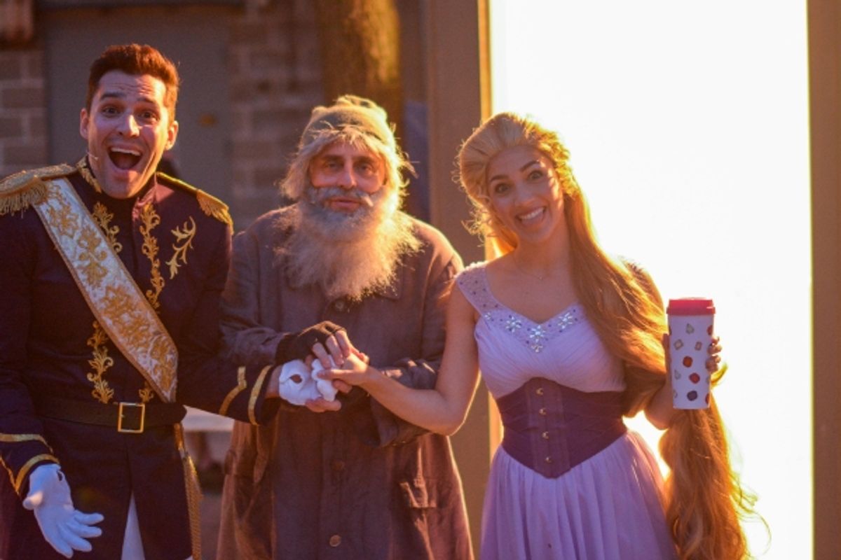 Ryan Silverman, Michael McCormick, Samantha Massell at 