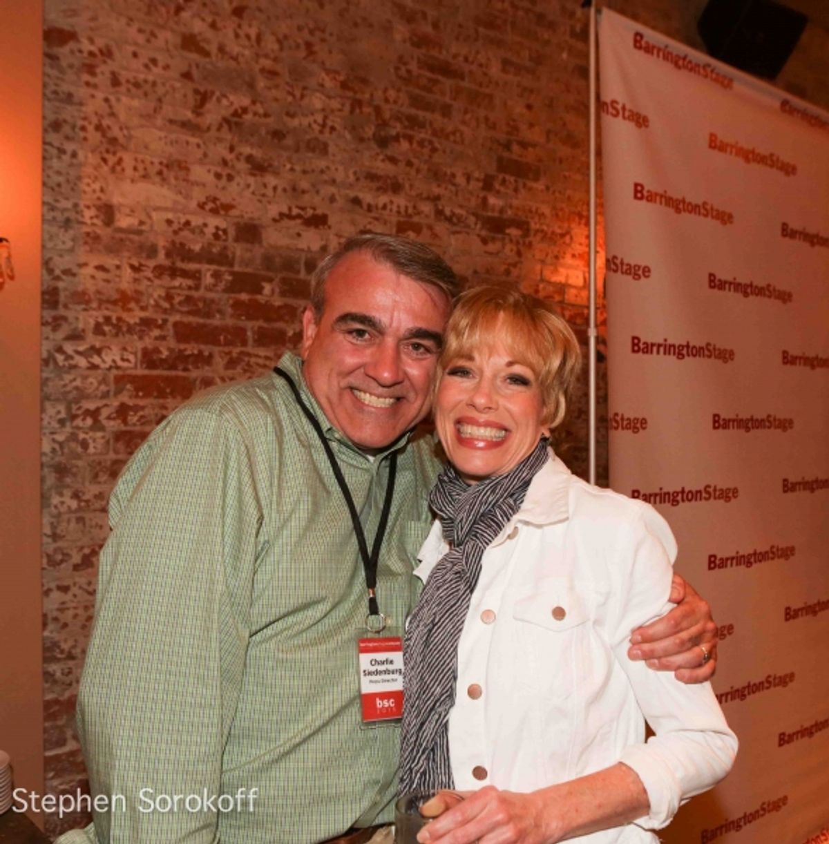 Charlie Siedenburg and Marin Mazzie at 