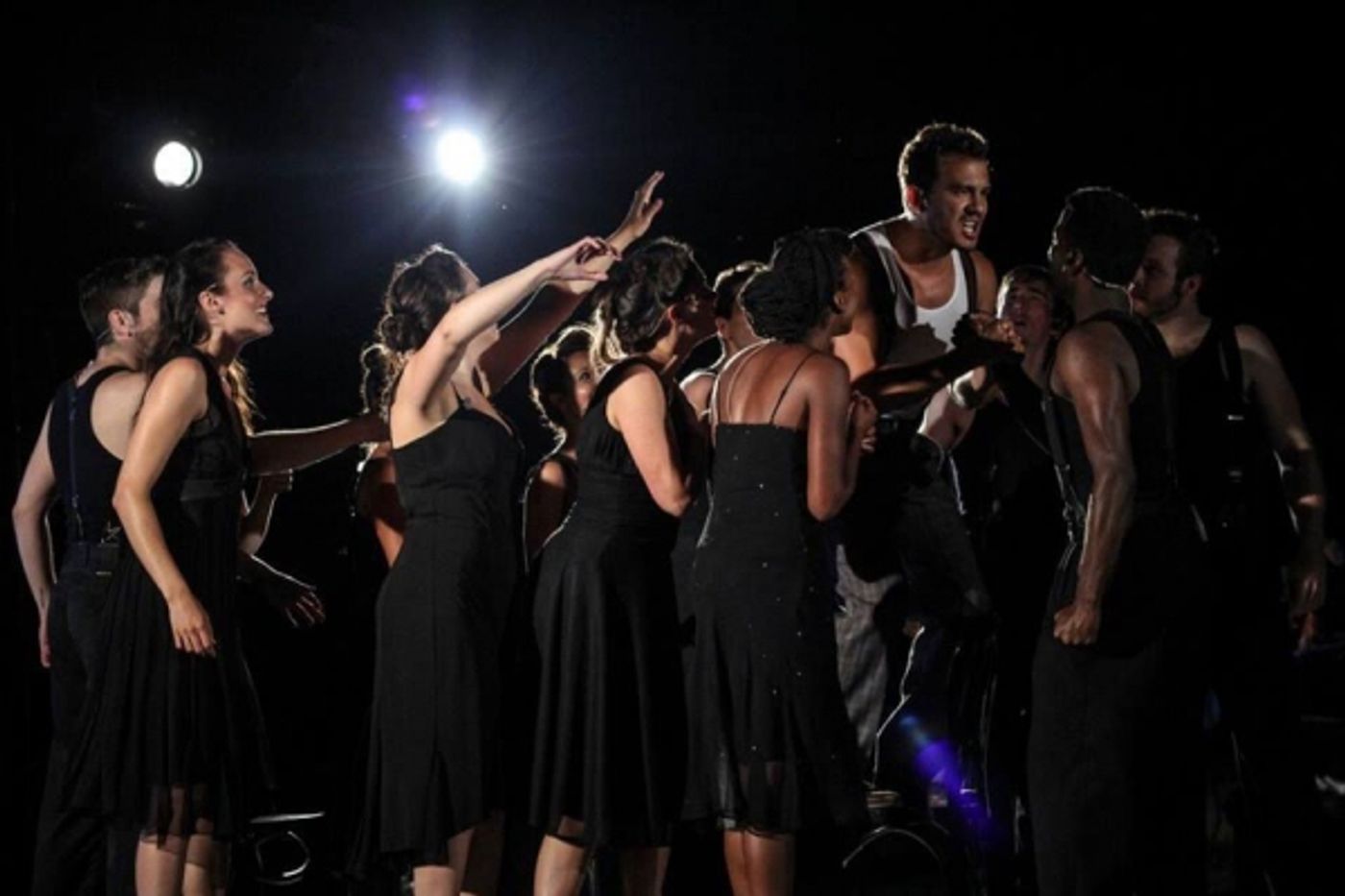 Photo Flash: Brand New Shots of Randi Garza, Cesar Restrepo, Charlie Brady and More in Serenbe's Reimagined EVITA!  Image