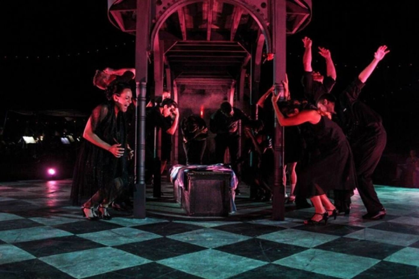 Photo Flash: Brand New Shots of Randi Garza, Cesar Restrepo, Charlie Brady and More in Serenbe's Reimagined EVITA!  Image