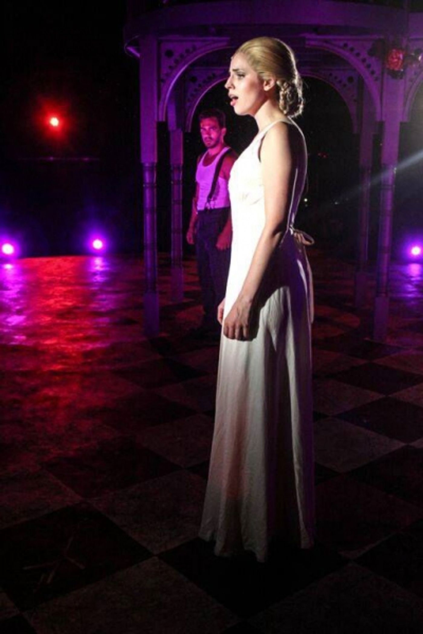 Photo Flash: Brand New Shots of Randi Garza, Cesar Restrepo, Charlie Brady and More in Serenbe's Reimagined EVITA!  Image