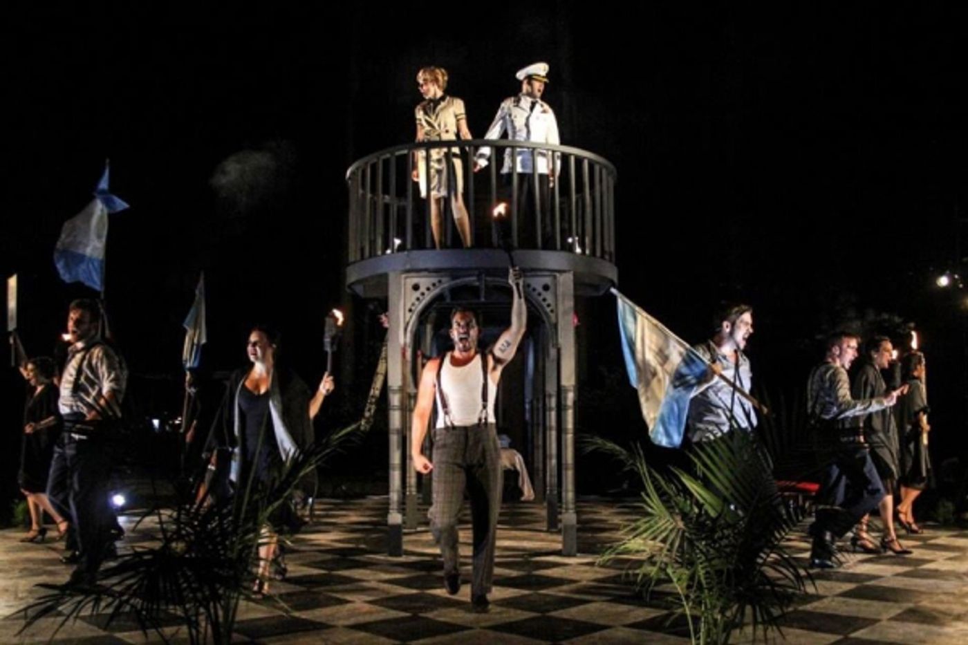 Photo Flash: Brand New Shots of Randi Garza, Cesar Restrepo, Charlie Brady and More in Serenbe's Reimagined EVITA!  Image