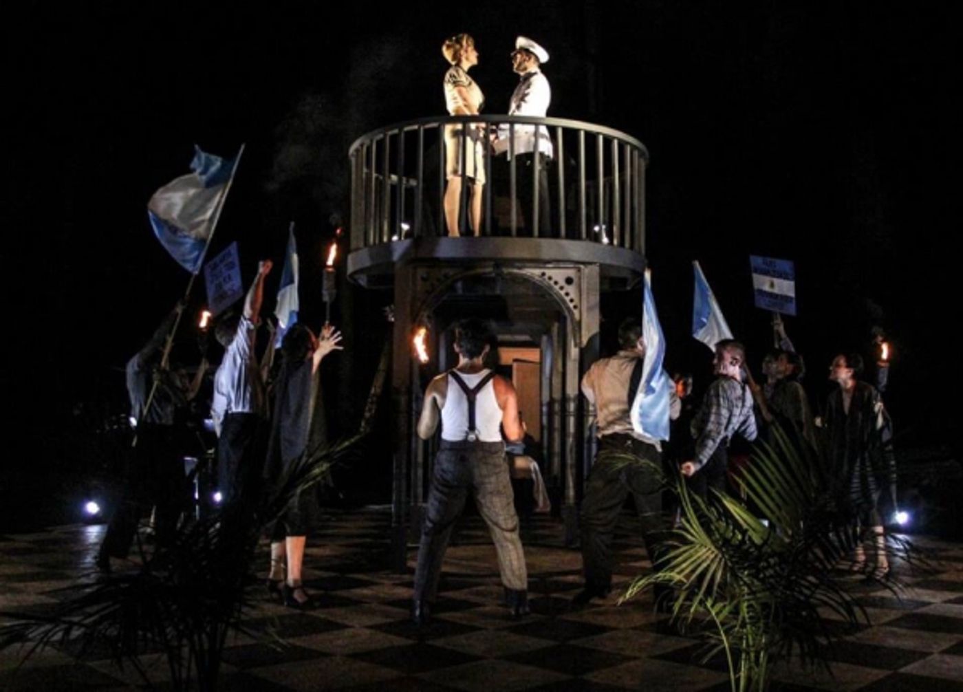 Photo Flash: Brand New Shots of Randi Garza, Cesar Restrepo, Charlie Brady and More in Serenbe's Reimagined EVITA!  Image