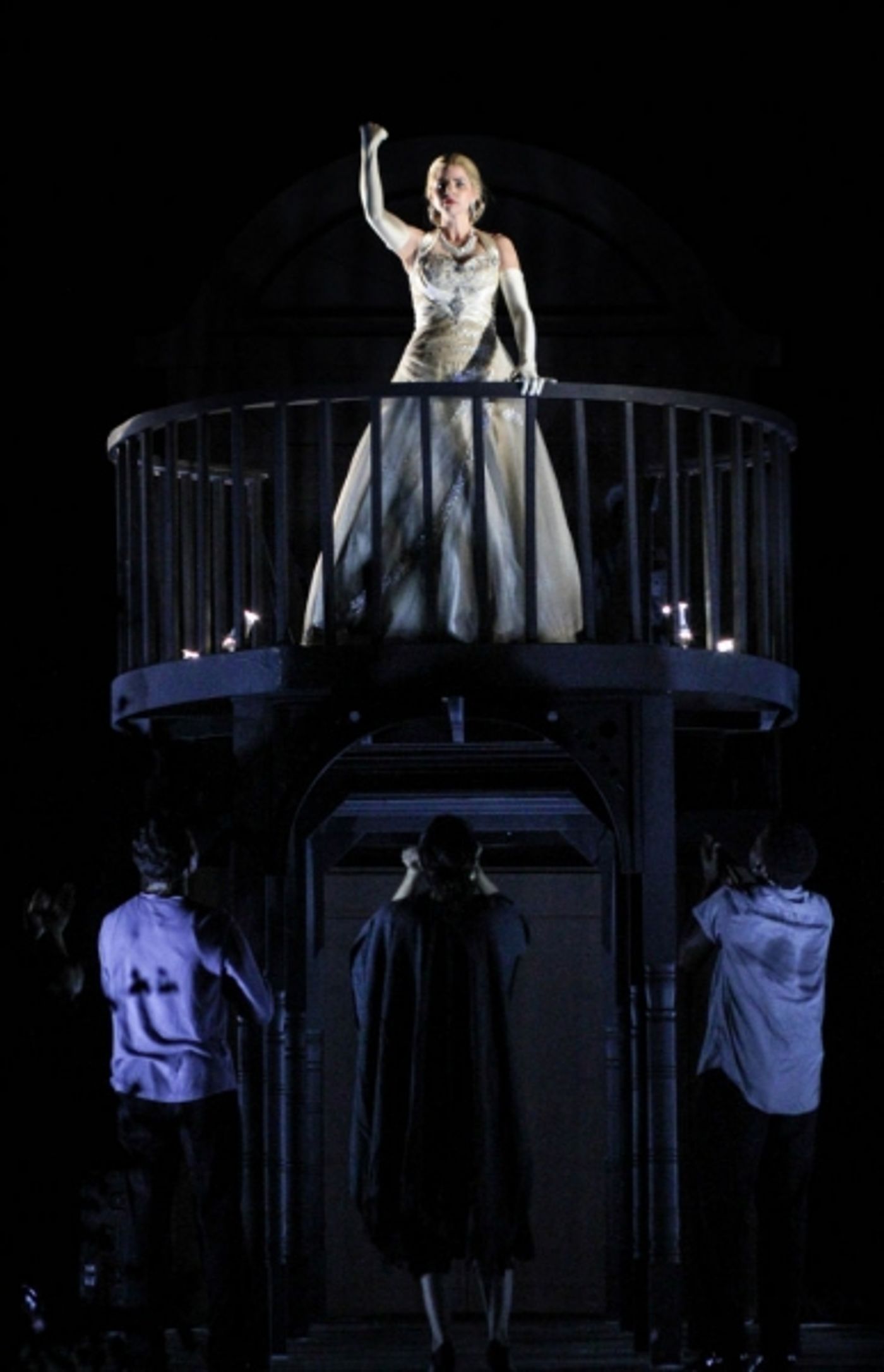 Photo Flash: Brand New Shots of Randi Garza, Cesar Restrepo, Charlie Brady and More in Serenbe's Reimagined EVITA!  Image