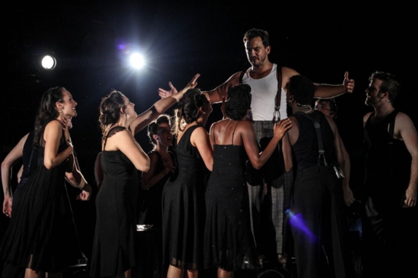 Photo Flash: Brand New Shots of Randi Garza, Cesar Restrepo, Charlie Brady and More in Serenbe's Reimagined EVITA!  Image