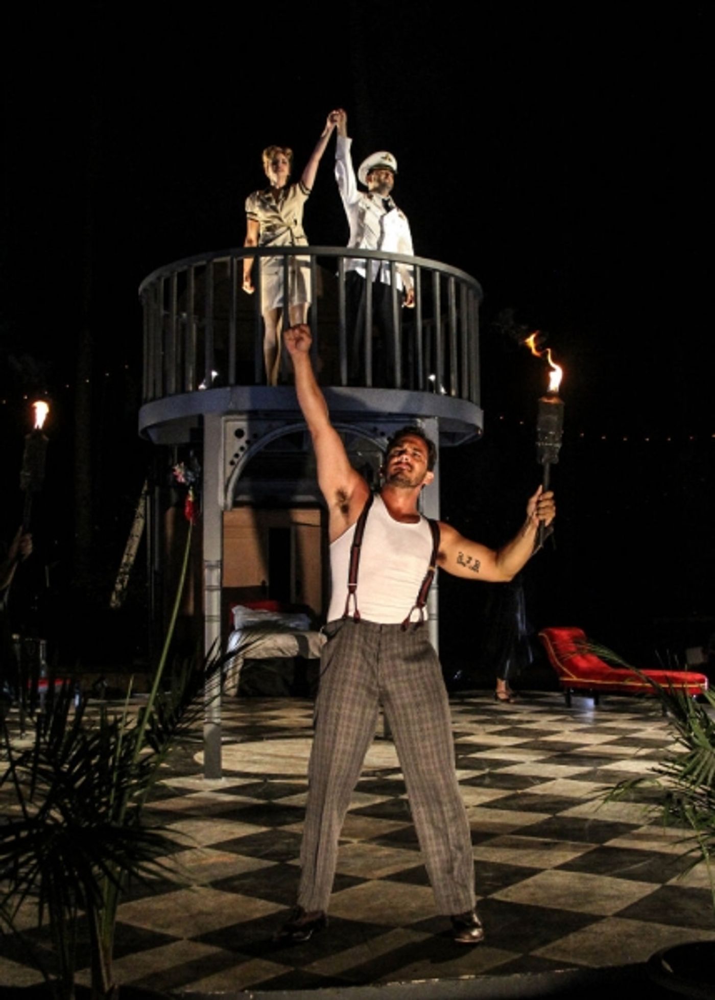 Photo Flash: Brand New Shots of Randi Garza, Cesar Restrepo, Charlie Brady and More in Serenbe's Reimagined EVITA!  Image