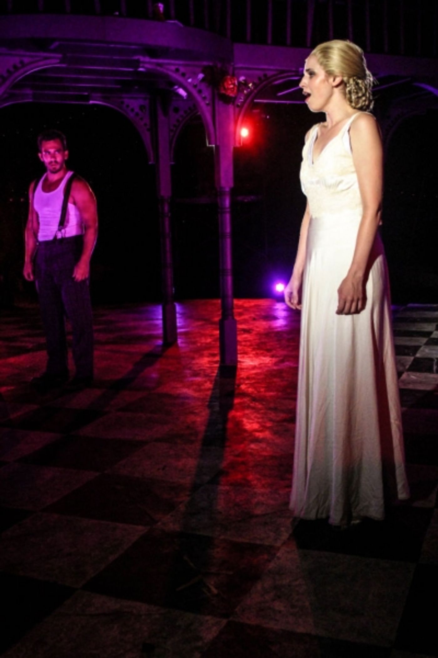 Photo Flash: Brand New Shots of Randi Garza, Cesar Restrepo, Charlie Brady and More in Serenbe's Reimagined EVITA!  Image