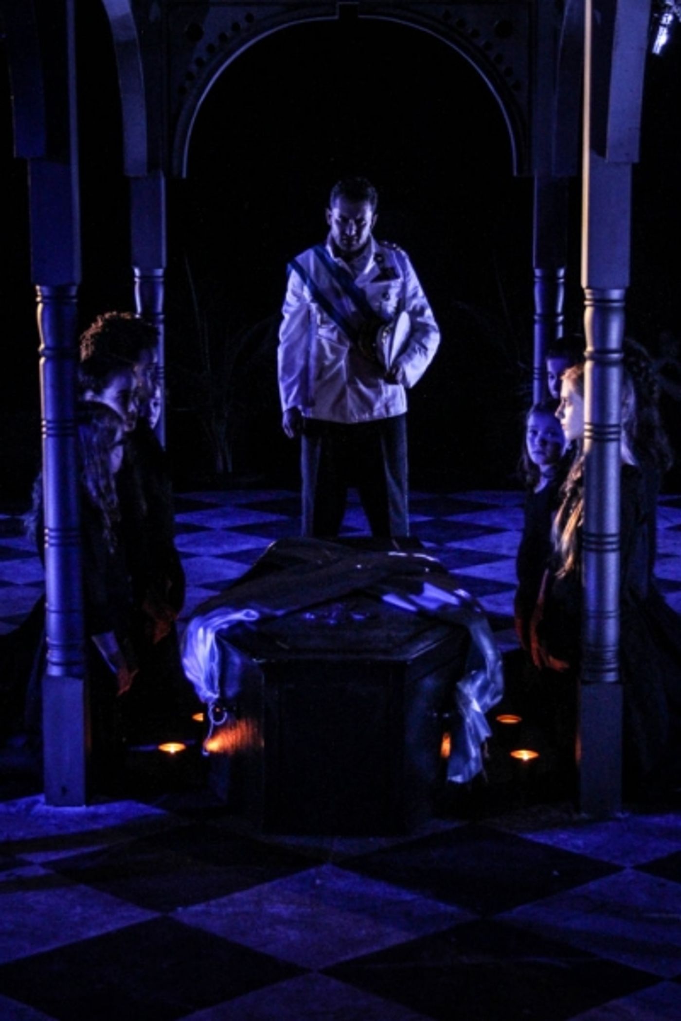 Photo Flash: Brand New Shots of Randi Garza, Cesar Restrepo, Charlie Brady and More in Serenbe's Reimagined EVITA!  Image