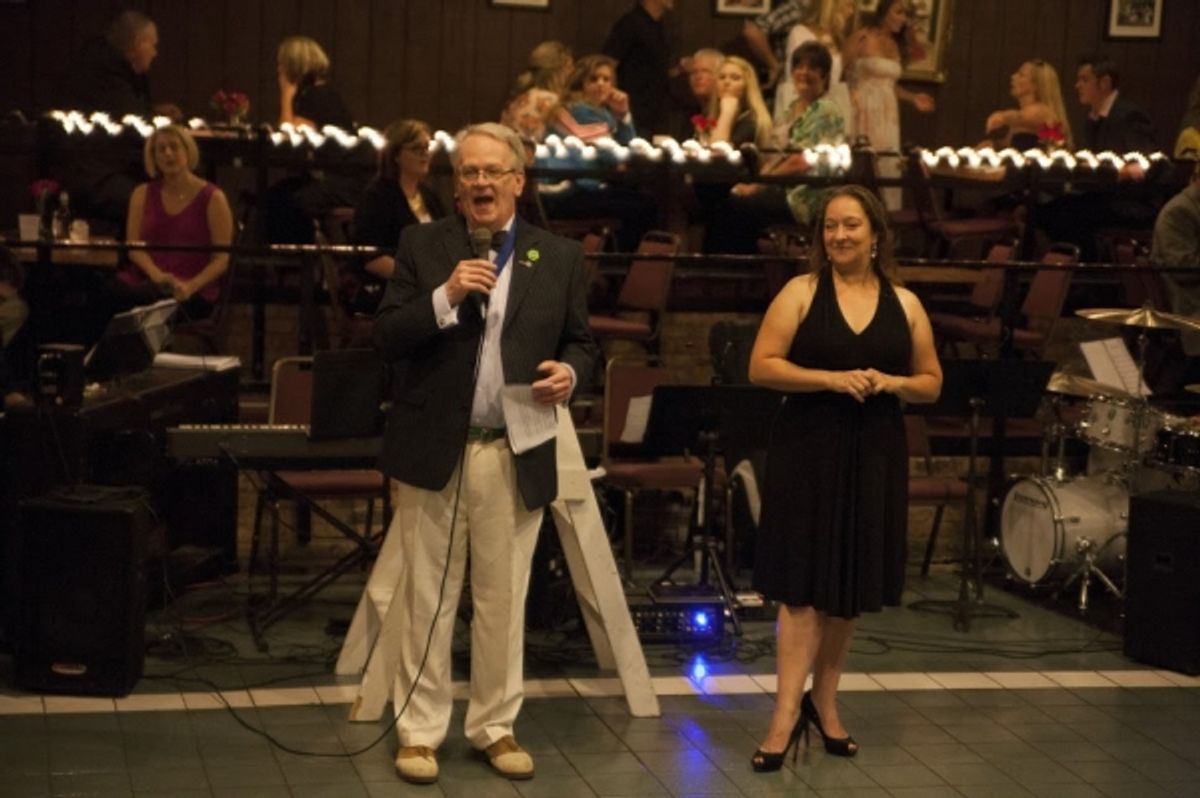 Jeffrey Ellis and Kate Adams at 