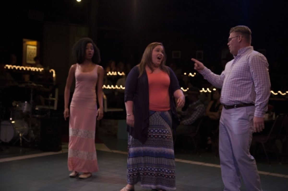 Maryam Mohammad, Allison Hall and Kyle Henry at 