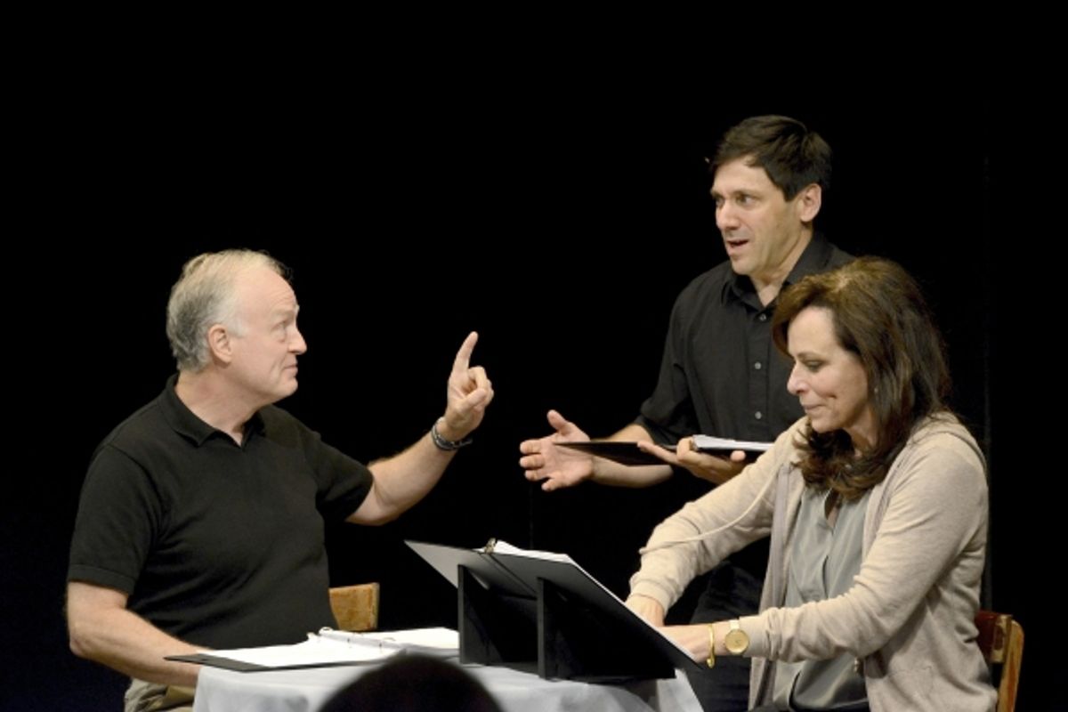 Reed Birney, Jane Kaczmarek, Michael Berresse at 