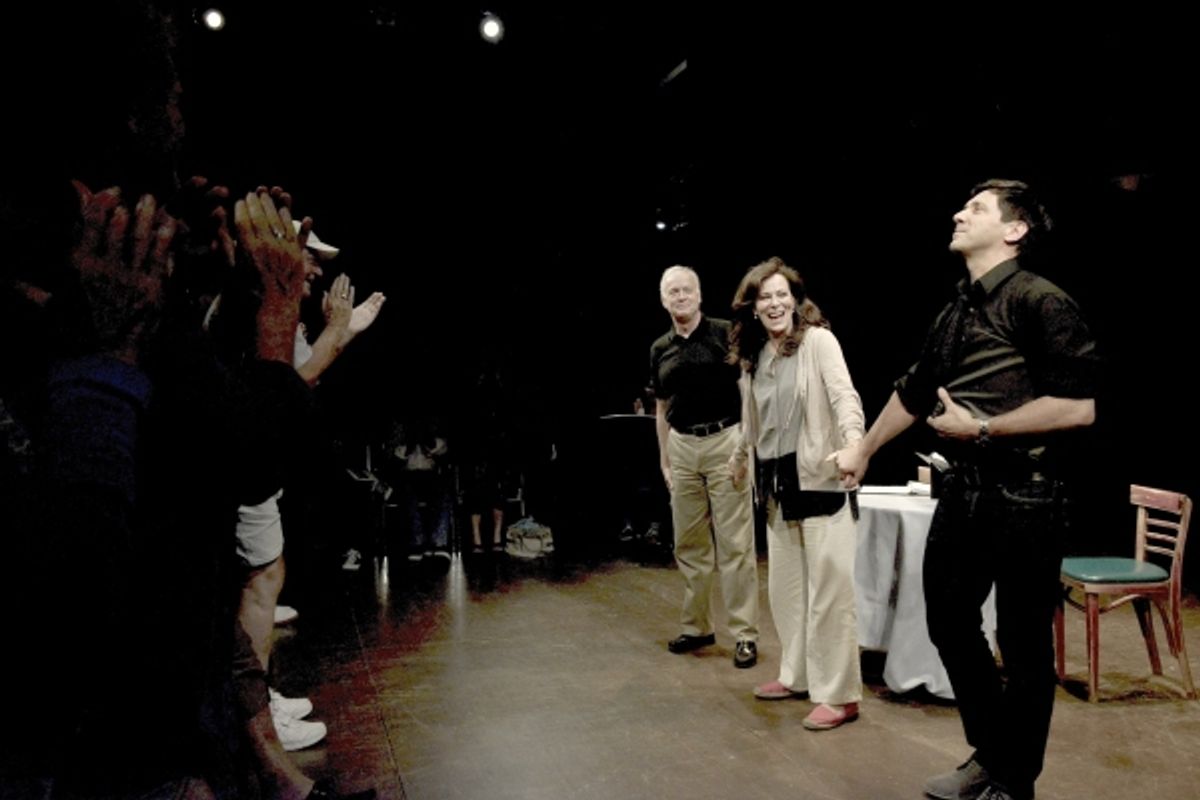 Reed Birney, Jane Kaczmarek, Michael Berresse at 