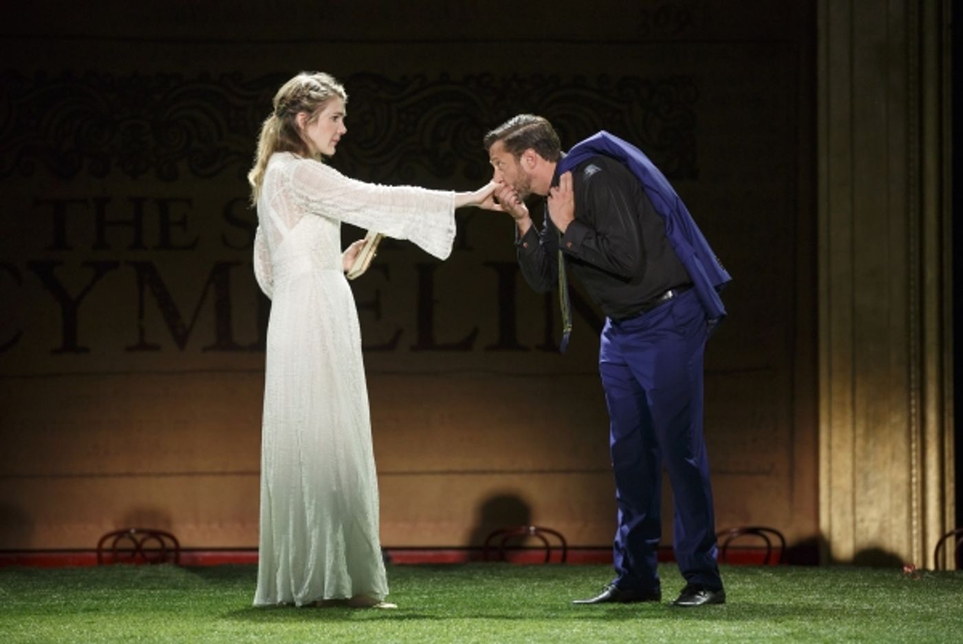 Photo Flash: First Look at Lily Rabe, Hamish Linklater and More in CYMBELINE at Shakespeare in the Park  Image