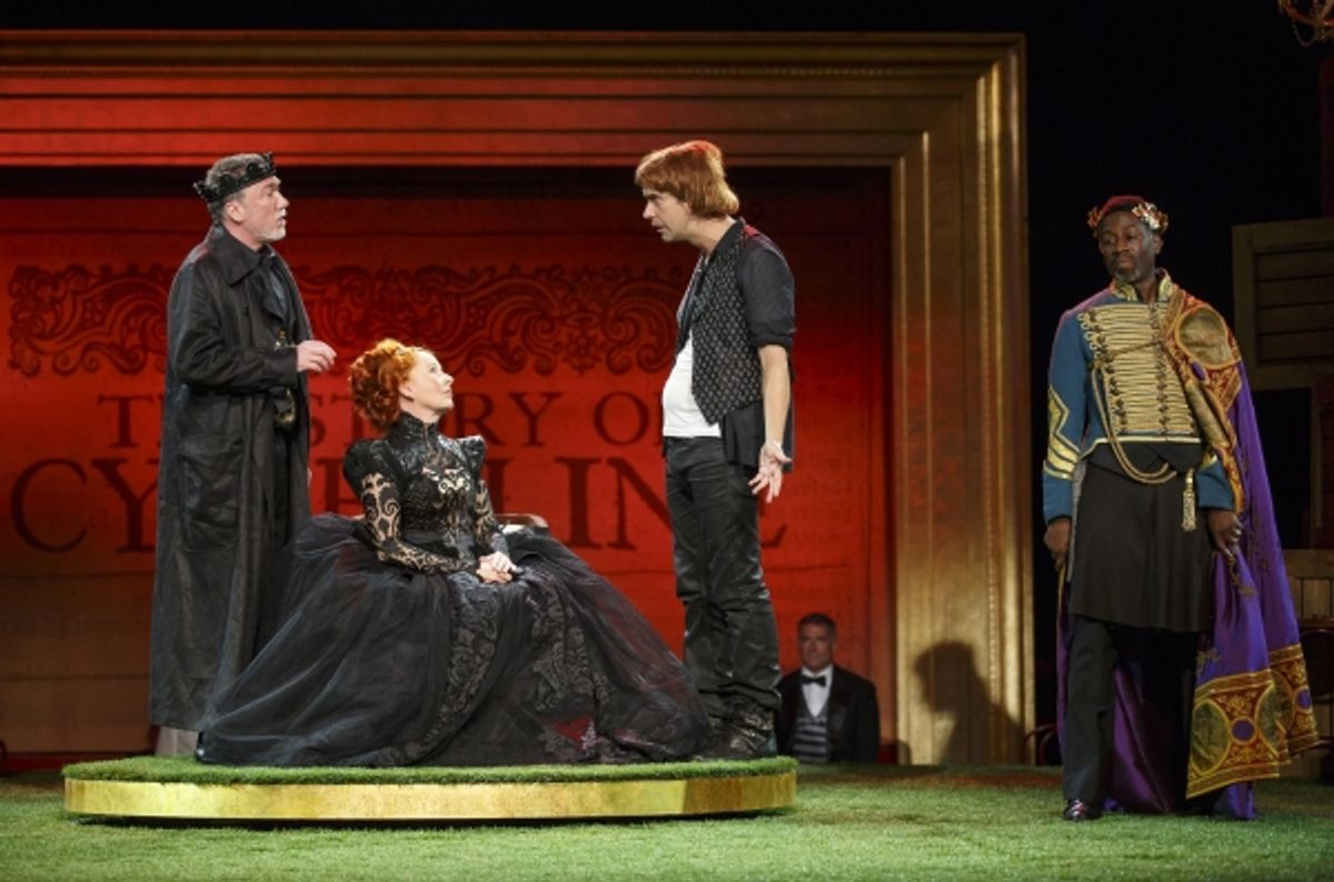 Patrick Page, Kate Burton, Hamish Linklater, and Teagle F. Bougere at 