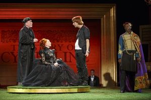 Patrick Page, Kate Burton, Hamish Linklater, and Teagle F. Bougere Photo