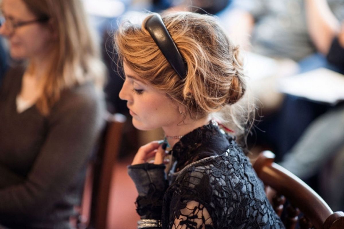 Eloise Hyman at First Look at Rehearsals of West End's McQUEEN Starring Stephen Wight