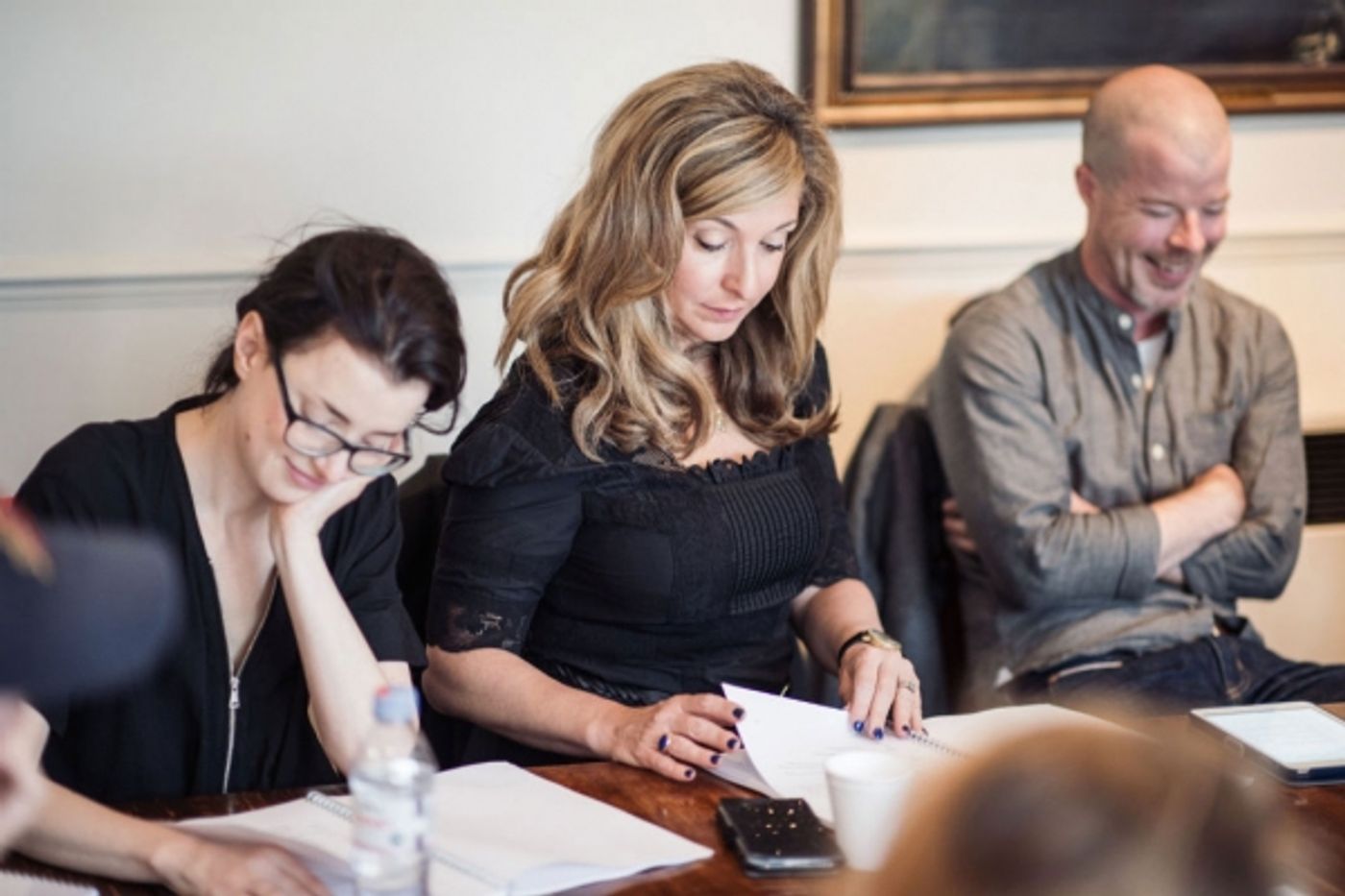 Photo Flash: First Look at Rehearsals of West End's McQUEEN Starring Stephen Wight  Image