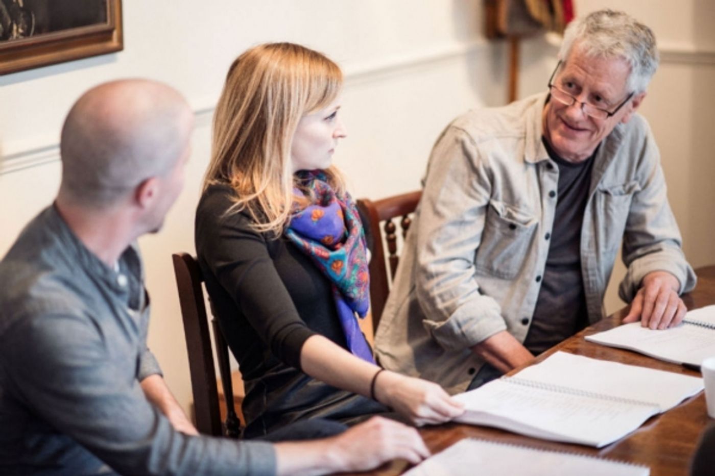 Photo Flash: First Look at Rehearsals of West End's McQUEEN Starring Stephen Wight  Image