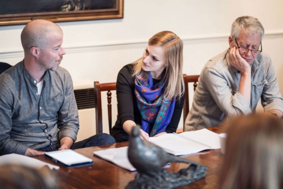 Stephen Wight, Carly Bawden, Michael Bertenshaw at 