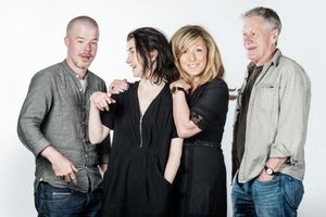 Stephen Wight, Laura Rees, Tracy-Ann Oberman, Michael Bertenshaw Photo