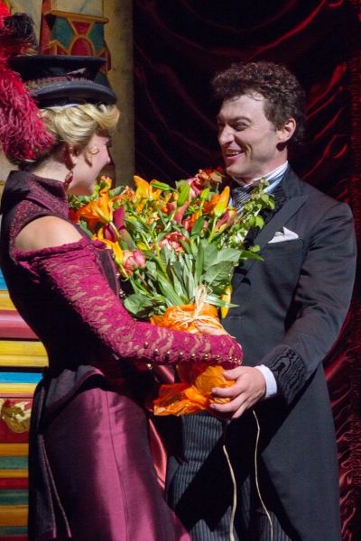 Scarlett Strallen, Bryce Pinkham Photo