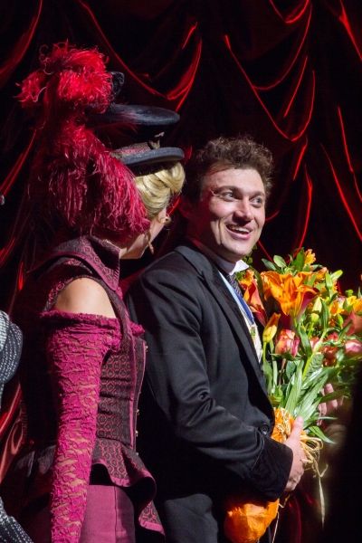 Scarlett Strallen, Bryce Pinkham Photo