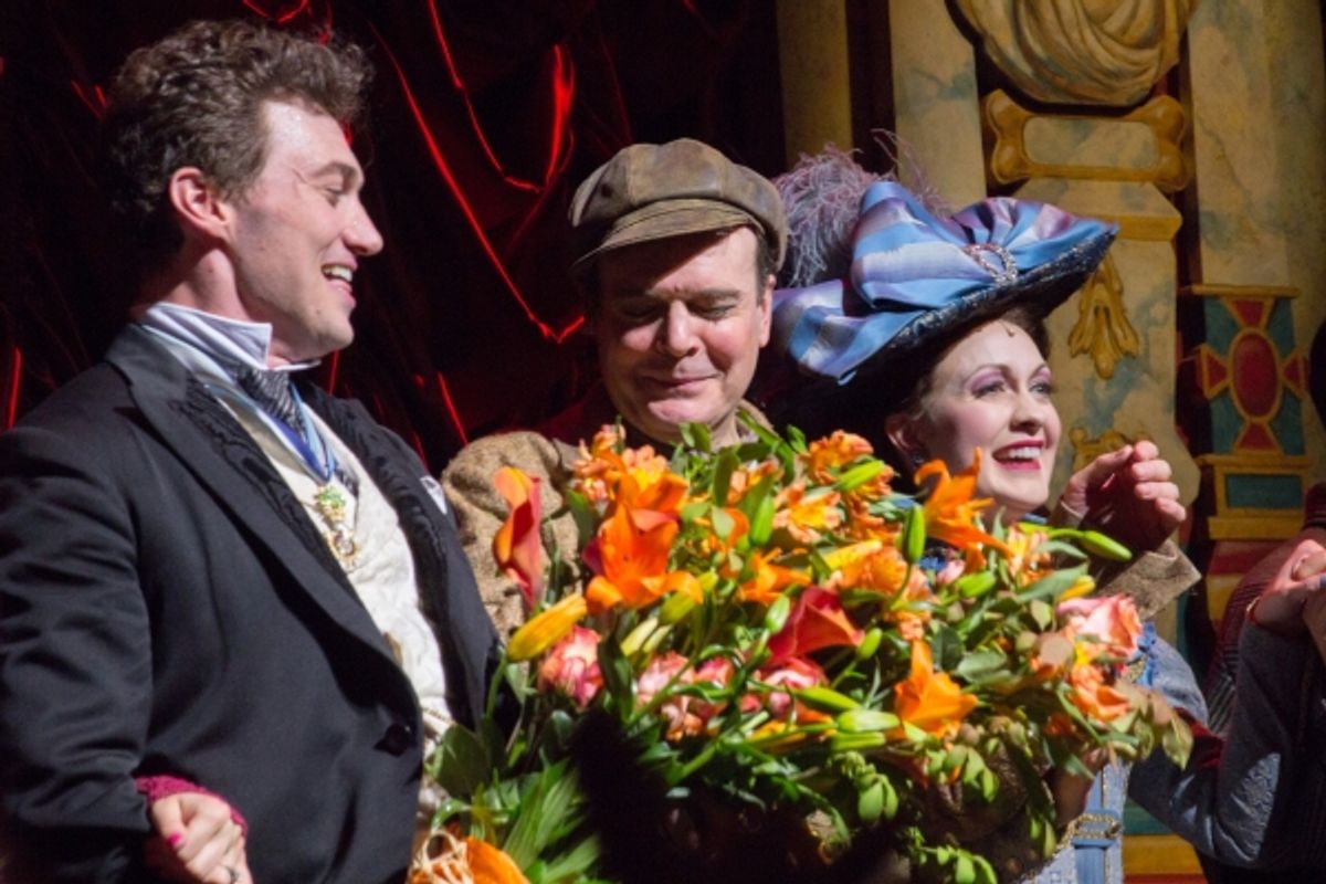 Bryce Pinkham, Jefferson Mays, Catherine Walker at 