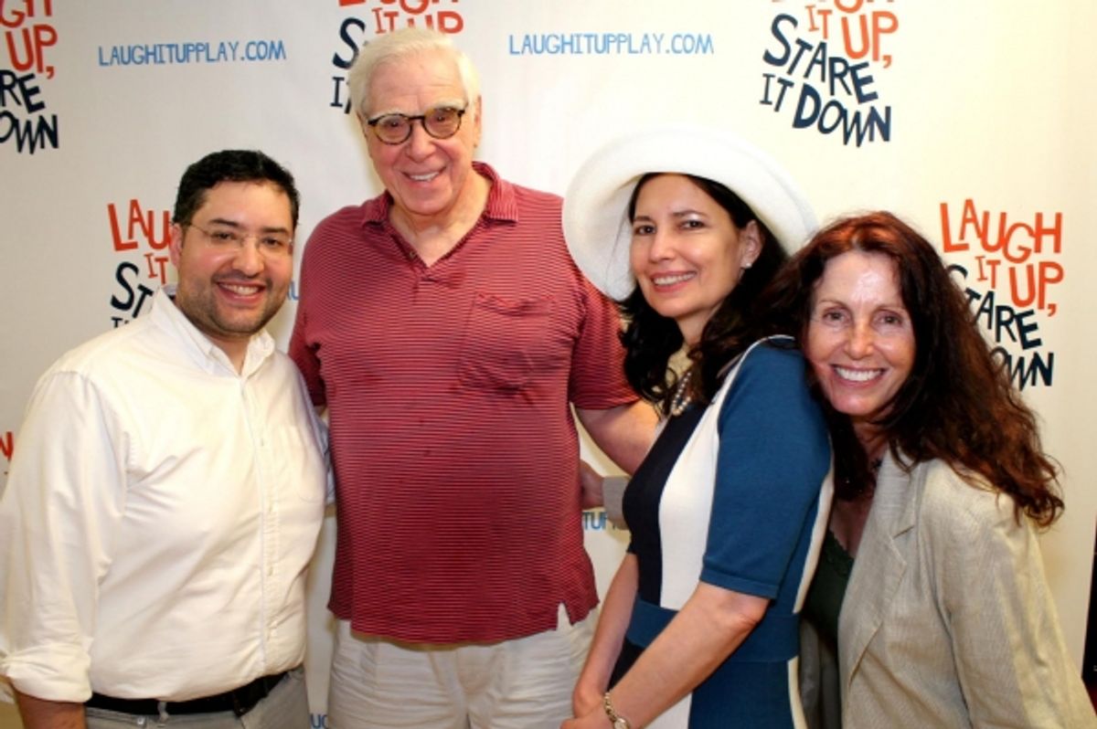 Producer Jason Grossman, playwright Alan Hruska, producer M. Kilburg Reedy and producer Petina Cole at 