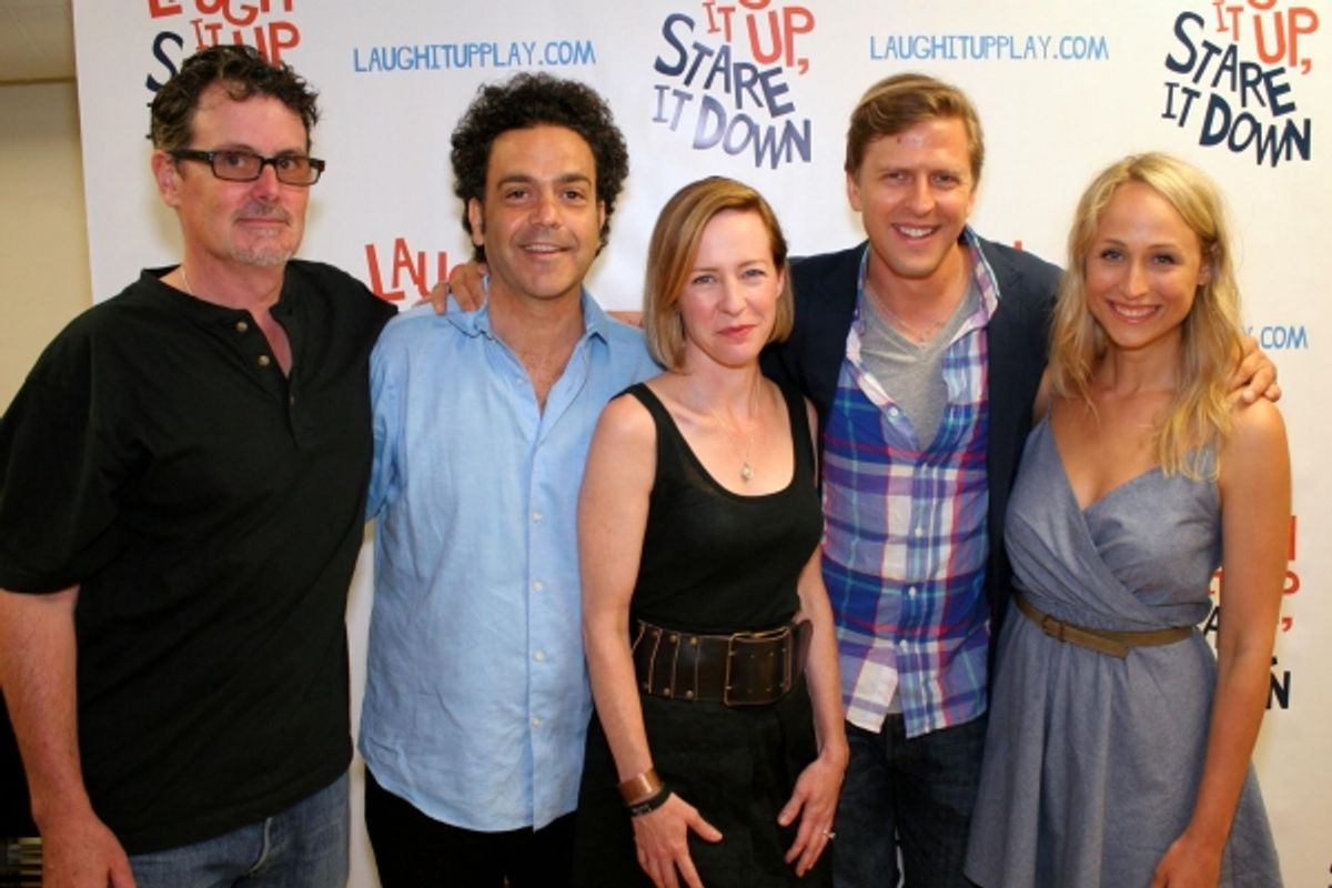 Director Chris Eigeman, Maury Ginsberg, Amy Hargreaves, Jayce Bartok, and Katya Campbell at 