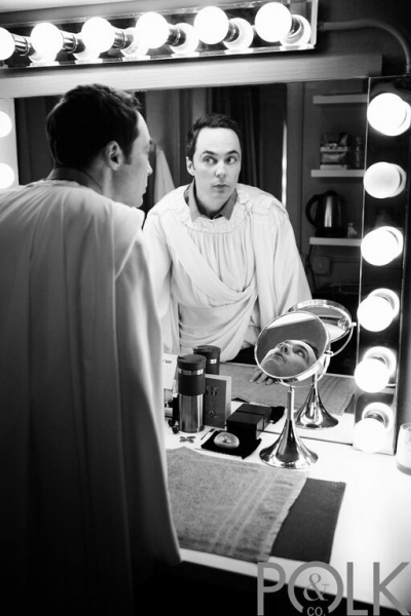 Photo Flash: AN ACT OF GOD's Jim Parsons Kicks Off Polk & Co.'s New '5 Minutes to Curtain' Series  Image