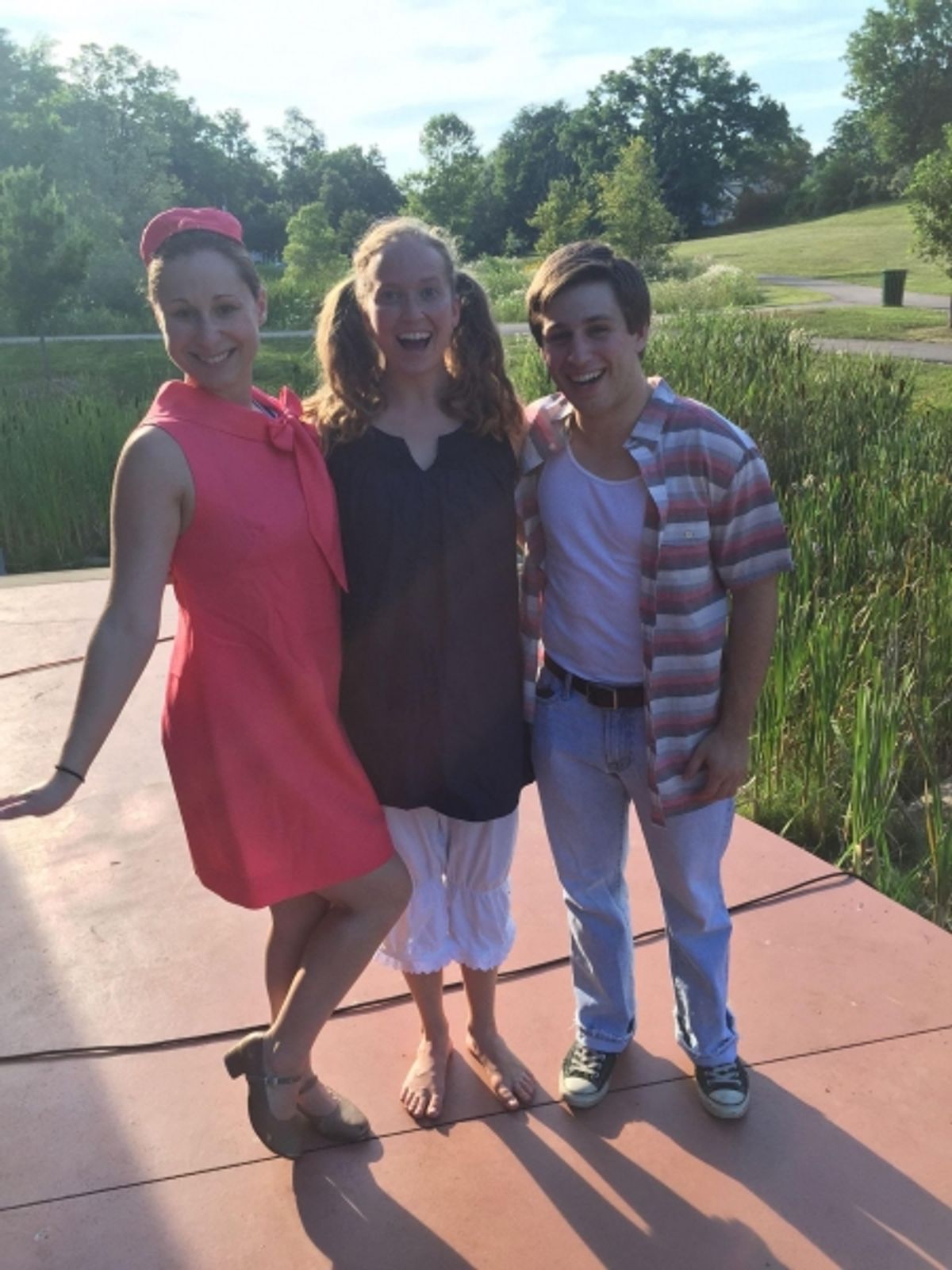 Maika Van Oosterhout, Paige Martin, Brendan August Kelly at 