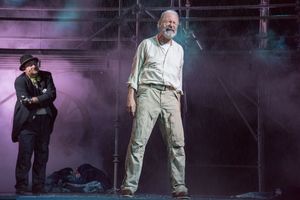 Fool (BranDon Whitehead) and King Lear (Will Lyman) Photo