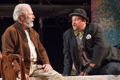 King Lear (Will Lyman) and Fool (BranDon Whitehead) Photo