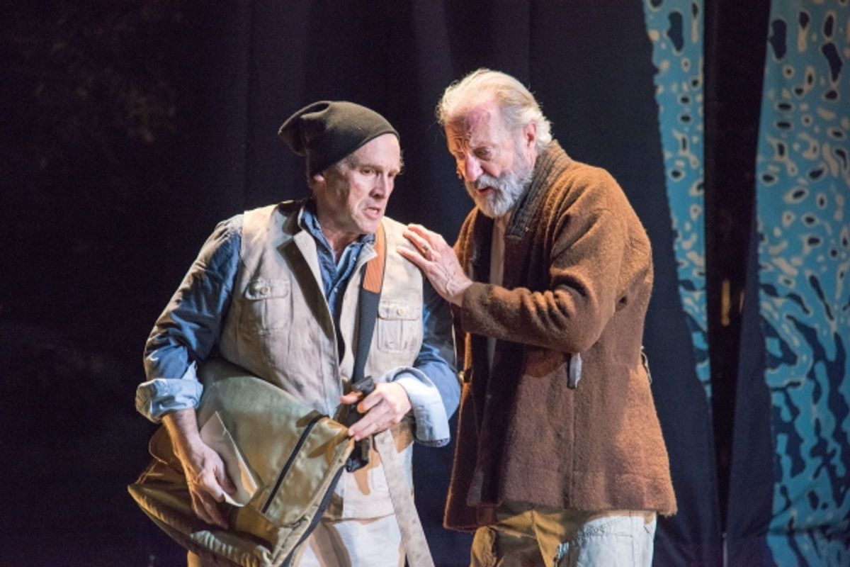 Earl of Kent (Jeremiah Kissel), King Lear (Will Lyman) at 