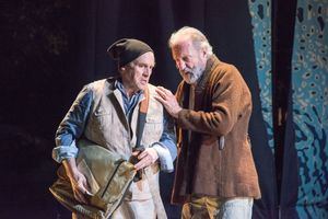 Earl of Kent (Jeremiah Kissel), King Lear (Will Lyman) Photo