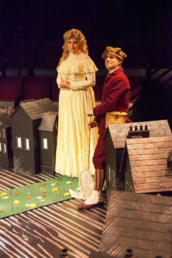 Liz Wisan as Beryl Stapleton and Blake Segal as Mr. Stapleton Photo