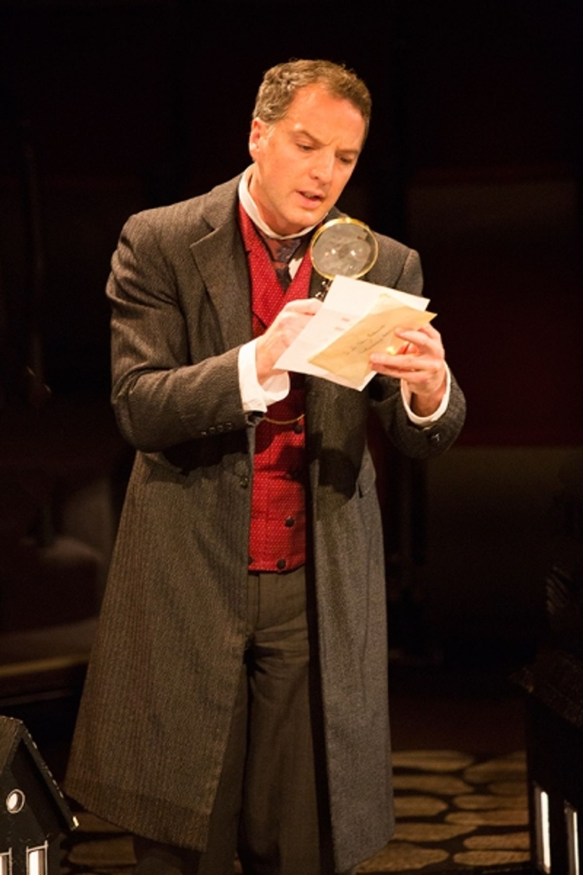 Euan Morton as Sherlock Holmes at 