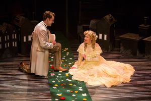 Andrew Kober as Sir Henry Baskerville and Liz Wisan as Beryl Stapleton @ BroadwayWorld Andrew Kober as Sir Henry Baskerville and Liz Wisan as Beryl Stapleton Photo