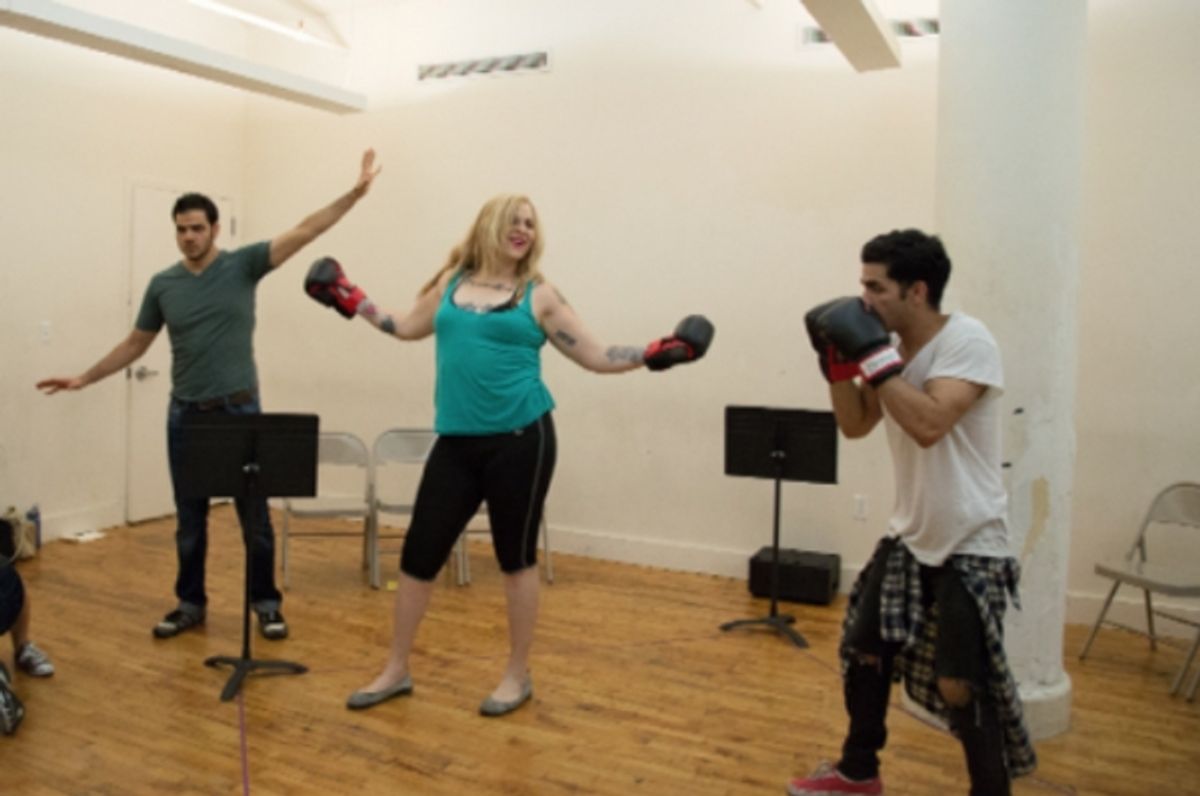 AJ Meijer, Shakina Nayfack, and Performer at 