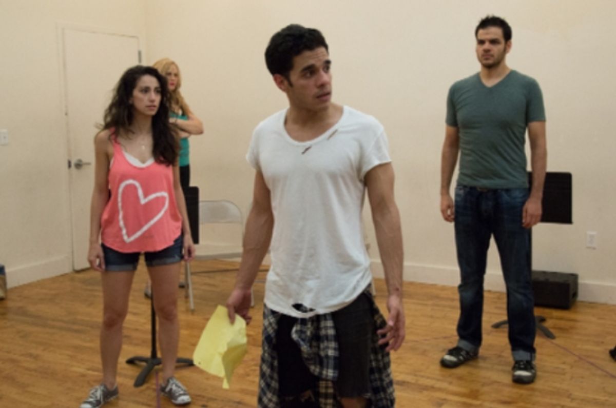 Alicia Taylor Tomasko, Shakina Nayfack, Performer, and AJ Meijer at 