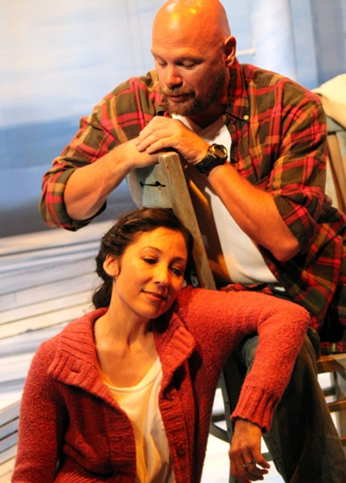 Keiko Elizabeth as Woman and John J. Pistone as Man at 