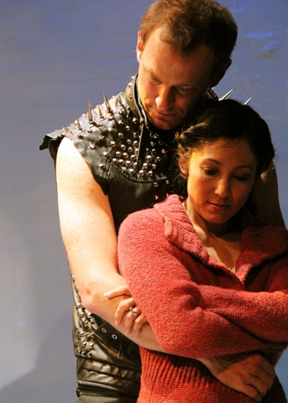 J.B. Waterman as Dragon and Keiko Elizabeth as Woman at 