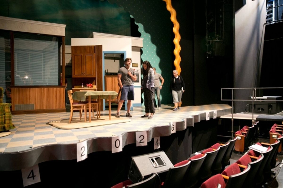 Joe Tippett and Diane Paulus at 