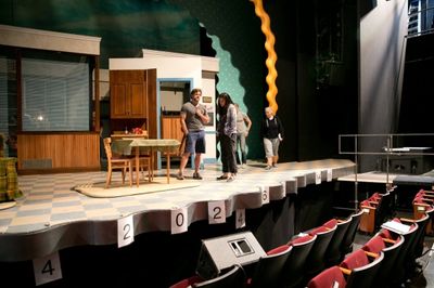 Joe Tippett and Diane Paulus Photo