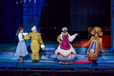 Kate Rockwell, Rob McClure, Marva Hicks and Steve Rosen Photo