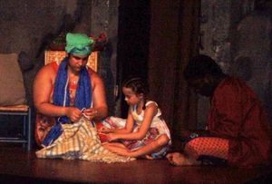 Amanda Boyer (Mama Euralie), Annabella Ripatrazone (Little Ti Moune), Robinson Donaza Photo